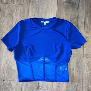 Blue sexy top here bottom